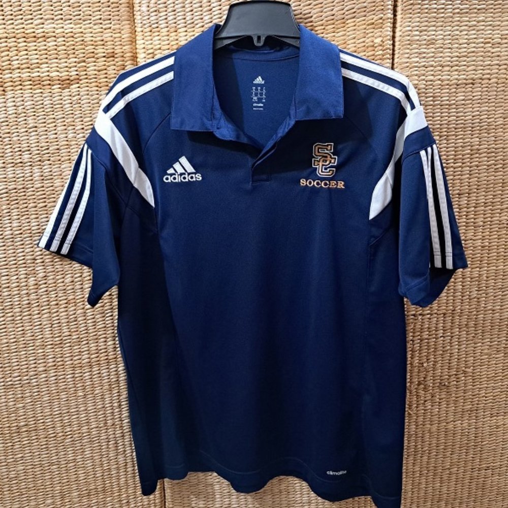 Adidas Men XL  Short Sleeve Climalite Soccer Polo Jersey SC